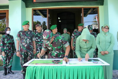 Kodim Madiun Terima Kunker Danrem 081/Dsj