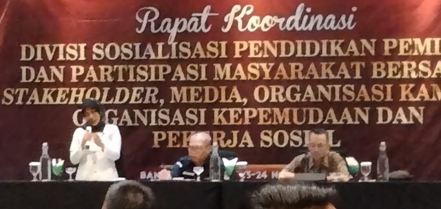 KPU Lampung Gelar Rakor Divisi Sosialisasi Pendidikan Pemilih dan Partisipasi Masyarakat