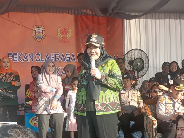 Walikota Bandar Lampung Hadiri Pembukaan Porcam Kecamatan Sukabumi