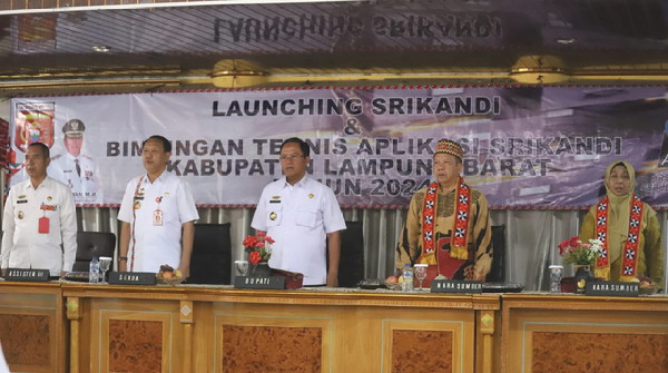 Pj Bupati Nukman Launching dan Bimtek Aplikasi SRIKANDI