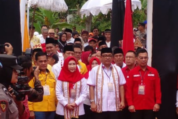 Pasangan Dewi Handajani – Ammar Sirajuddin Daftar KPU Tanggamus