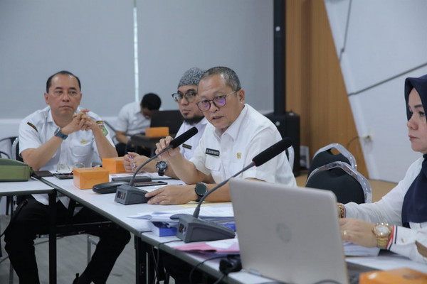 Evaluasi RPJPD 2025-2045 Kabupaten Asahan di Bappelitbang Sumut