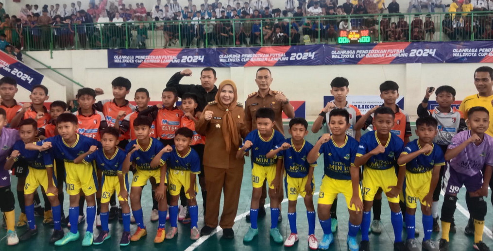 Walikota Bandar Lampung Buka Kejuaraan Futsal Walikota Cup 2024