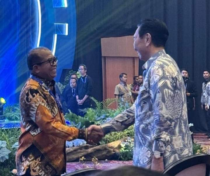 Pj Gubernur Lampung Hadiri Temu Bisnis P3DN di Tubaba